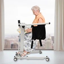 Patient Lift Wheelchair for Home,Portable Transfer Lifter Shower Chair 286.6 lbs