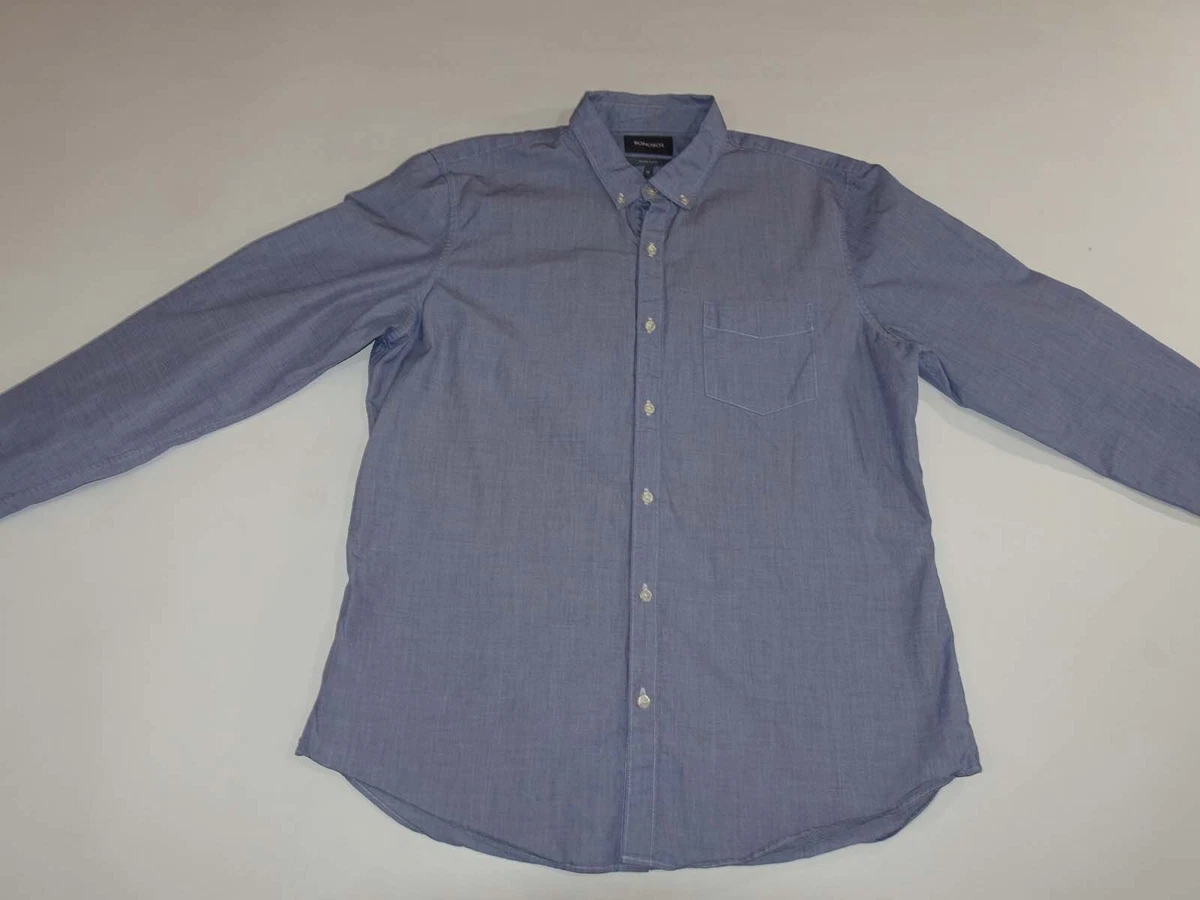Chemise Habillée Homme Bonobos Slim Fit - Taille 16.5 (col) X 34 (manche), Motif Check, Occasion Très Bon état