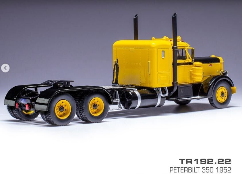 IXO 1/43 1952 Peterbilt 350 Extended Long Yellow/Black IXO 1/43 1952 Peterbilt 350 Extended Long Yellow/Black