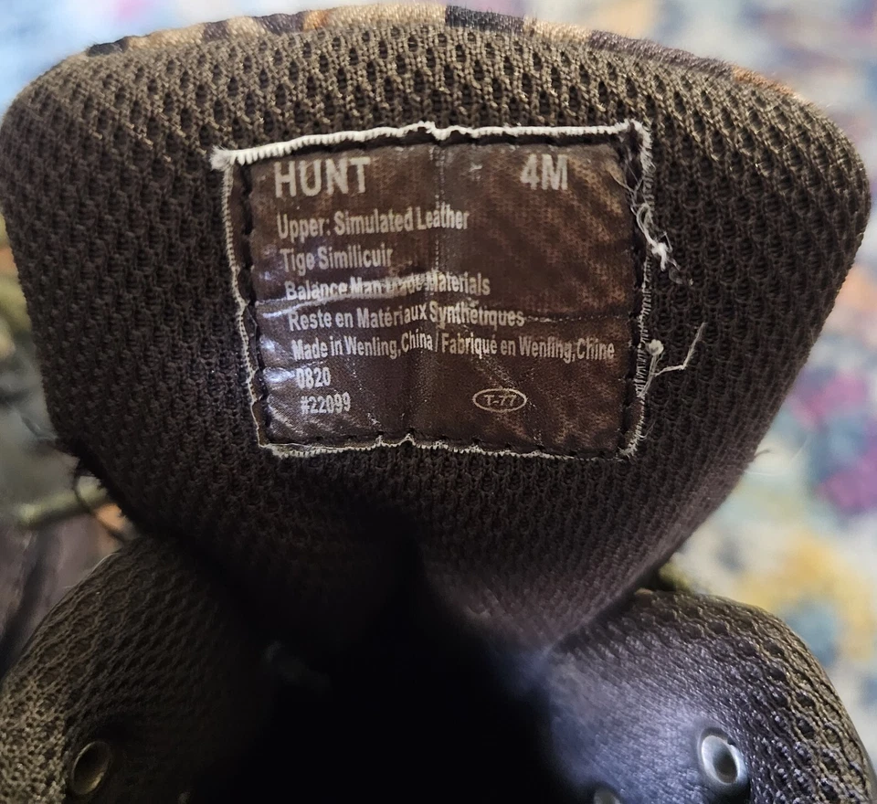 Thinsulate HUNT camo 4M boots #22099 - Image 3 of 4