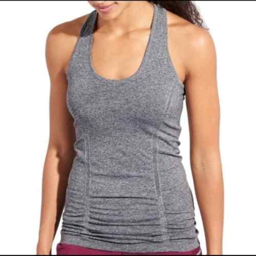 Athleta fast track athletic racerback tank gray size small | eBay