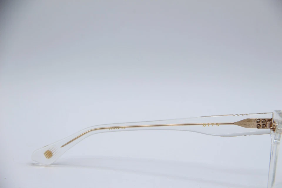 NUEVOS ANTEOJOS DITA DTX720-A-02 VENZYN ORO TRANSPARENTE MONTURAS AUTÉNTICAS 56-16 Foto 3 de 4
