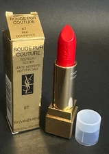 YSL Rouge Pur Couture Lip Color #87 RED DOMINANCE Lipstick Full size 3.8g