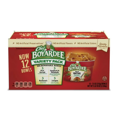 Chef Boyardee Variety Pack (7.5 oz., 12 pk.) Great Price