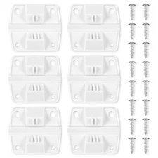 NQEUEPN 6pcs Cooler Hinges Cooler Plastic Hinges with 24pcs Screws Cooler Hin...