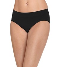 Jockey Women's Seamfree Microfiber Blend Hipster BLACK size Medium NWT 11.50