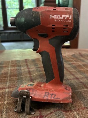 HILTI SID 4-A22 1/4 Hex Cordless Impact Driver 22V Tool Only (AS-IS/NEEDS WORK)