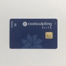 Zeltiq CoolSculpting Elite Treatment Card All Applicator 1 Cycle Count
