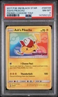 2017 POKEMON SM BLACK STAR PROMO I CHOOSE YOU! #SM108 ASH'S PIKACHU PSA 8