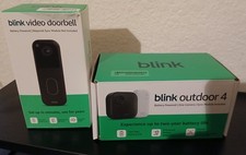 Blink Outdoor 4 Wireless Camera Security System  Blink Video Doorbell BUNDLE