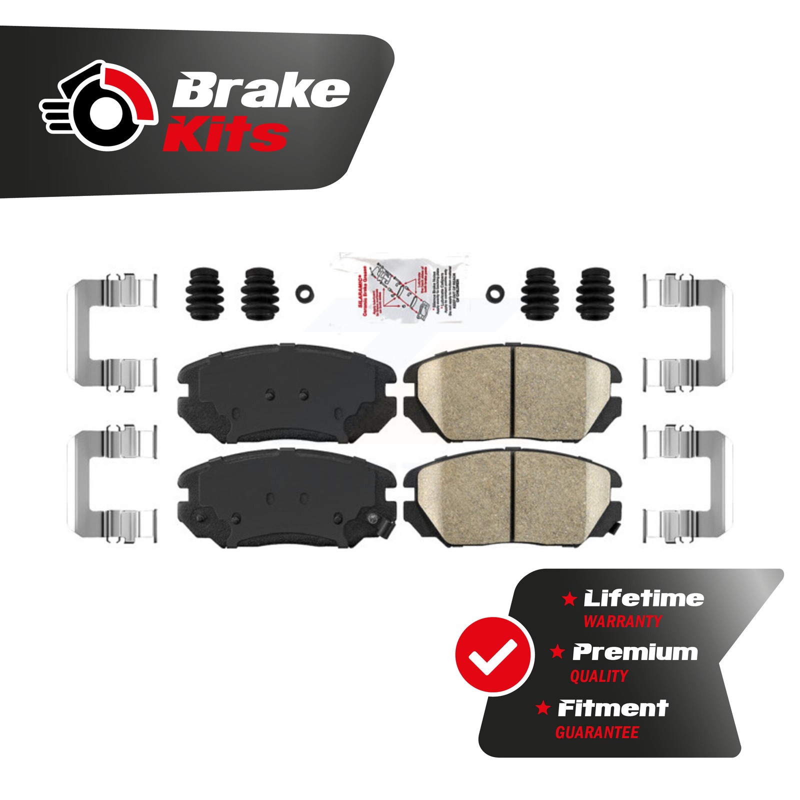 Front Ceramic Disc Brake Pads For 2006-2010 Hyundai Sonata