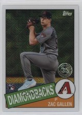 2020 Update Silver Pack 1985 Topps Chrome Baseball Zac Gallen #CPC-28 13kt