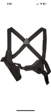 UNCLE MIKE'S BLACK KODRA NYLON SIDEKICK VERTICAL SHOULDER HOLSTER 83151 - BLACK