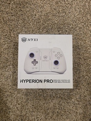 Hyperion Pro Hall Joystick Wireless Game Controller White Gamepad with RGB Light
