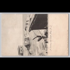 Postcard A Stormy Sea Cape May NJ National Art Views Co