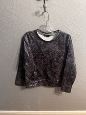 Under Armour Sweatshirt Boy Youth Large Pullover Gray Camouflage