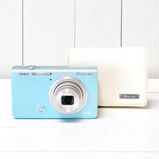  Near Mint    CASIO EXILIM HIGH SPEED EX-ZR60 Green Digital Camera with Pouch