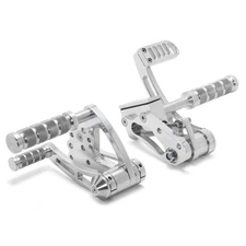 Polished Forward Controls Footpegs for Harley Big Twin  Softail Super Glide FXR