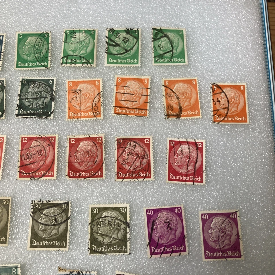 40 USED/HR/Deutsches Reich/Hindenburg Germany Stamps; 1920- 1945; $1 Ships. DEAL - Image 4 of 4