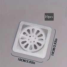 Floor Drain Sticker, Insect-Proof Self-Adhesive Bathroom Hair Filter Net, Sewer