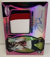 2021 Certified Davis Mills Signature Jersey Mirror Pink 241/299 Houston Texans