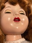 VINTAGE "ROBERTA" DOLL?, UNMARKED, 17" WALKER, HARD PLASTIC, RED HAIR, BLUE EYES — photo 8