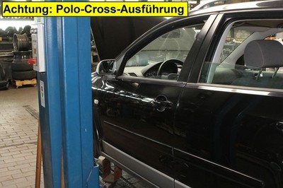 TÜR Vorn Links VW Polo 1.9 TDI 9 N Farbe Black Magic Schwarz Met. LC9Z Limousine