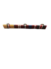 RIBBON BAR AND PIN, Iraq Telic, Queens Diamond, Platinum Jubilee, King's Coronat
