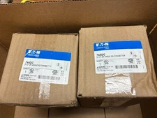 2 ea. Eaton CROUSE-HINDS  744DC 2 ½” ZN ANGLE SQ Connector Conduit Fitting