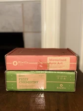 NEW- 2 Kiwi Co Labs Educational Toys- Motorized Spin Art & Fizzy Chemistry