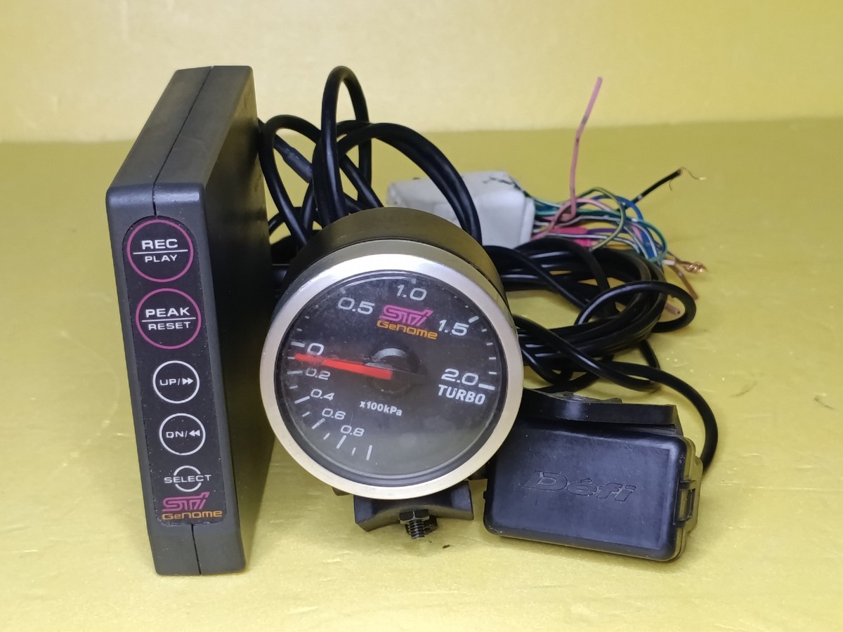 Defi Subaru STI Genome 60mm Electronic Boost Gauge Control Unit 2