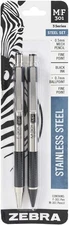 Zebra Pen Stainless Steel Writing Set, Mechanical Pencil and Mechanical Pencil