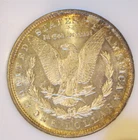1880 S Morgan Silver Dollar - BU, Near PL, Frosty Cameo, Reflective, toned 5361