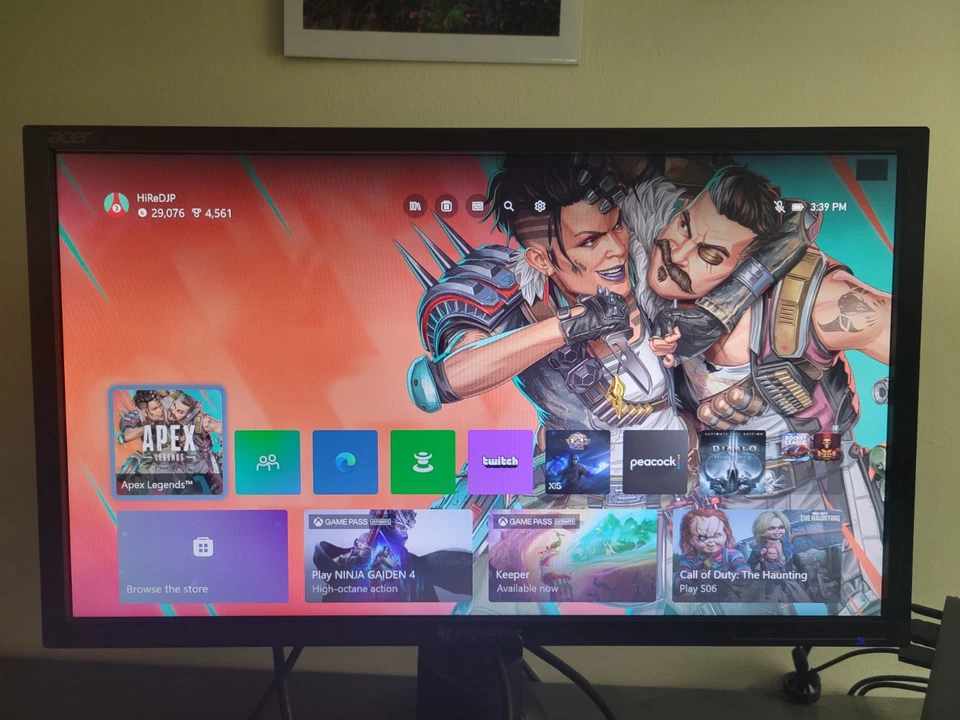 Acer Predator XB241H 24" 144Hz 1ms G-SYNC Gaming Monitor HDMI DisplayPort - Image 4 of 4