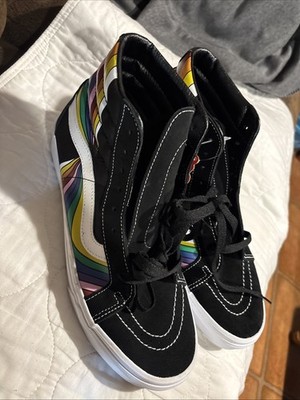 MENS VANS SK8-HI REISSUE REFRACT RAINBOW SIZE 11 VN0A4U3DWN7 NEW