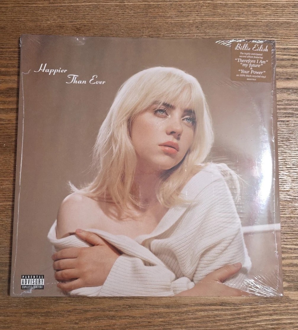 BILLIE EILISH レコード　ポスター付き Happier than Ever [2 LP] by Eilish, Billie (Record, 2021