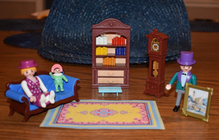 Playmobil Geobra Vtg Victorian Doll House Furniture Figurines & Accessories