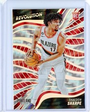 2022-23 Panini Revolution SHAEDON SHARPE Rookie RC Holo Silver Asia 24/75