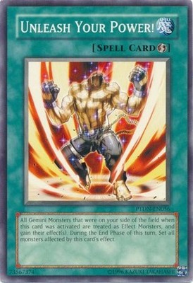 Unleash Your Power! - PTDN-EN056 - Common - Unlimited Edition - Heavily Played