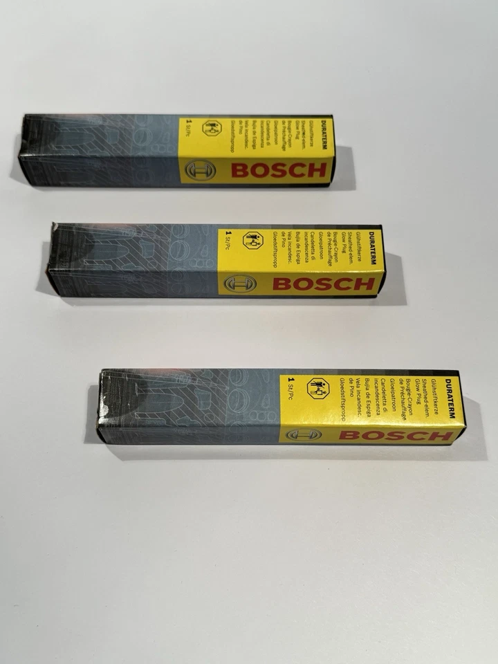 (3) OEM BOSCH GLOW PLUGS 0250201038 1996-99 W210 Mercedes E300 Diesel 0011592001 - Image 3 of 4