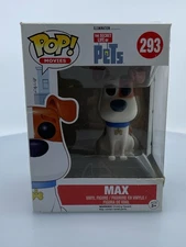 Funko POP! Movies Secret Life of Pets Max #293 Vinyl Figure DAMAGED BOX SEE PICS