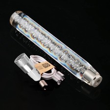 LED Shift Knob, 30cm Crystal Transparent Bubble Gear Shifter Multicolor Gradient