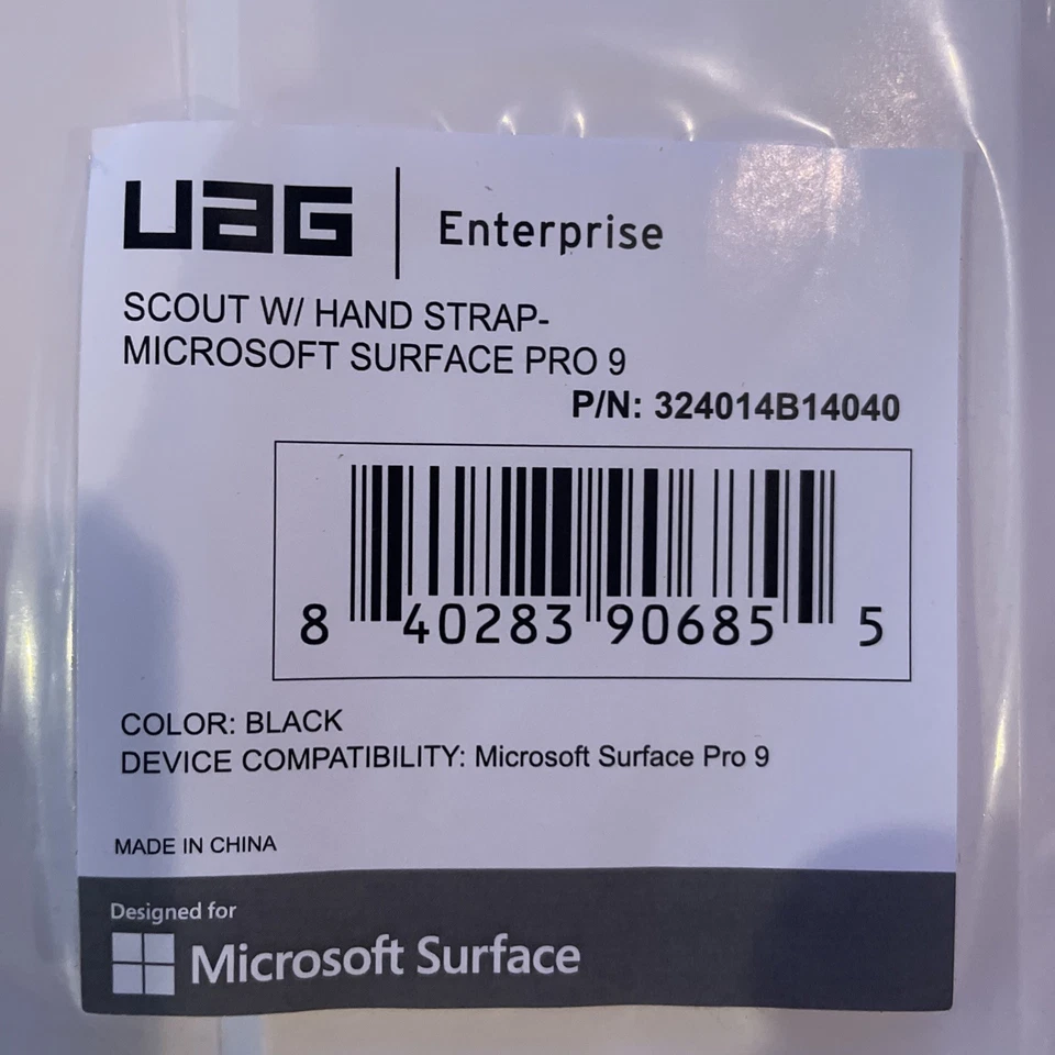 UAG Enterprise Scout With Hand Strap For Microsoft Surface Pro 9 Black - Image 4 of 4