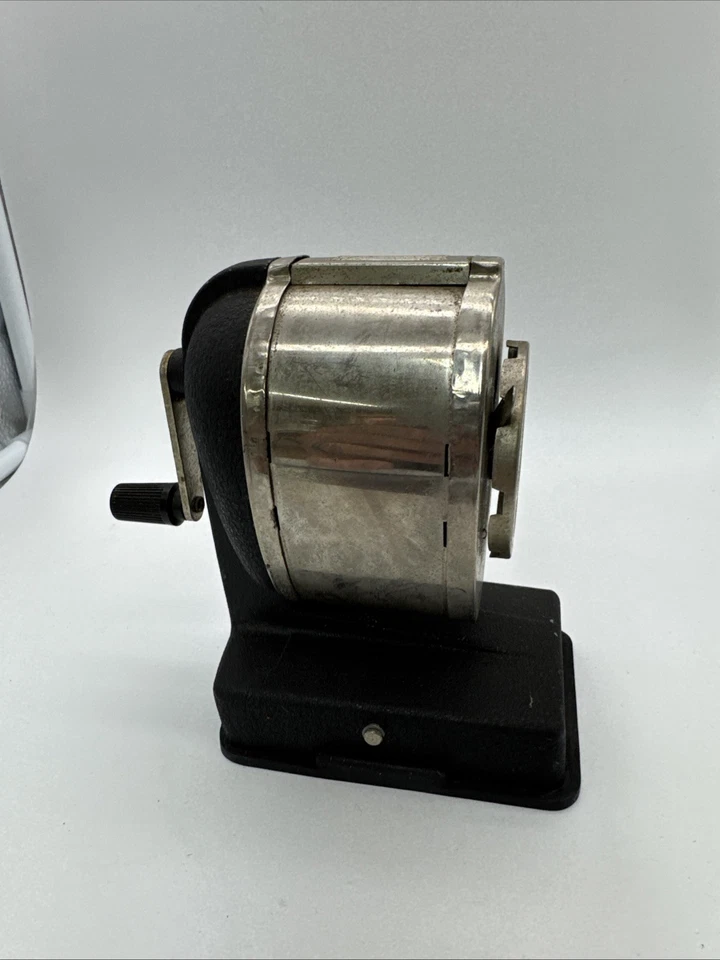 Sacapuntas de metal vintage BOSTON montaje al vacío aula con 8 orificios Foto 3 de 3