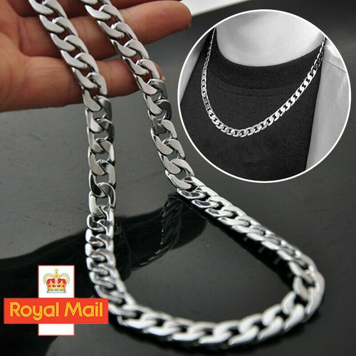 Fashion Men sterling Silver 8MM solid 