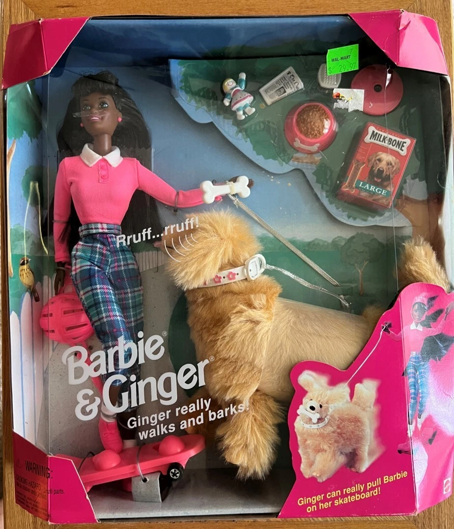 Barbie Ginger 1997 Pet Dog of Barbie African American doll