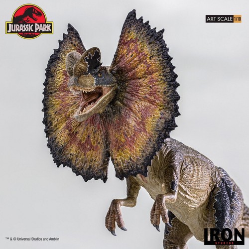 Iron Studios Dilophosaurus versión limitada Figura Modelo Pintada 1/10 Nuevo Stock - Imagen 11 de 12