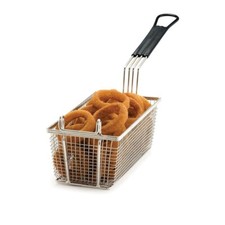 Tablecraft 426 Rectangular Fry Basket Vinyl Cool-Touch Handle 280 x 140 x 100mm