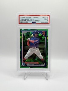 2024 Bowman Sapphire Yoeilin Cespedes 1st Green /99 PSA 9 Red Sox