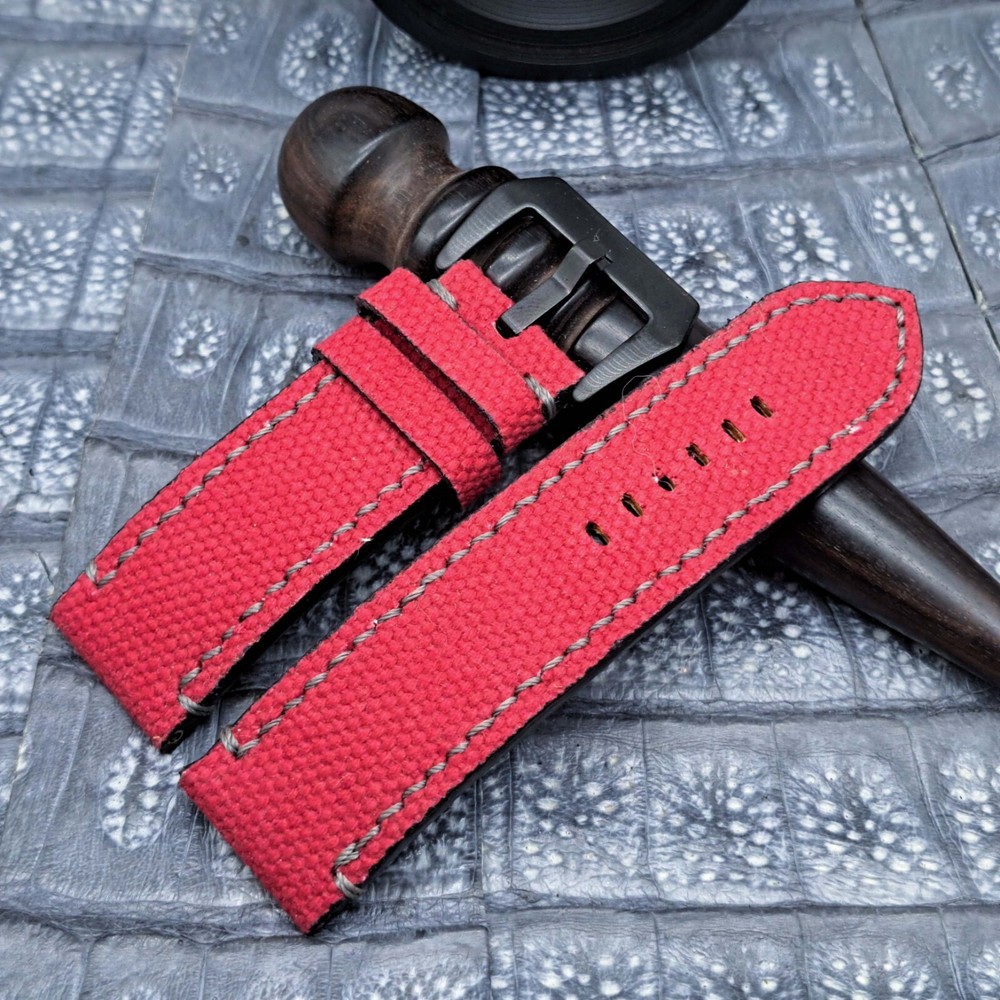 26mm/26mm Canvas Watch Strap Bespoke Military Fashion Minimalist Design